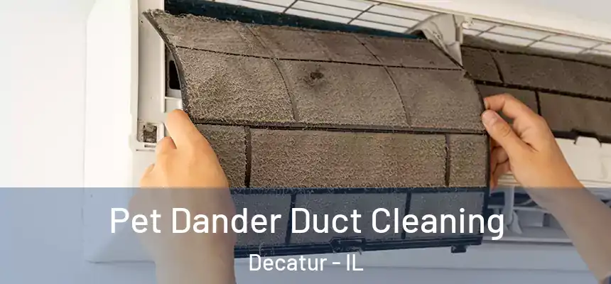 Pet Dander Duct Cleaning Decatur - IL